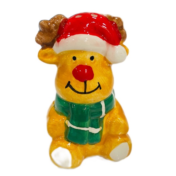 Christmas Penguin and Bear Ceramic Salt & Pepper Shakers (new) - Picture 8 of 9